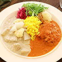 1日完結1Day料理教室:バターチキンカレーとホワイトカレー!